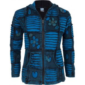 Dames Vest van Katoen zonder voering en vaste capuchon - SHAKALOHA - W Madzz Blue XXL