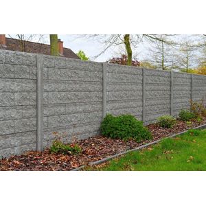Intergard Betonschutting Rockstone Enkelzijdig 200x193cm