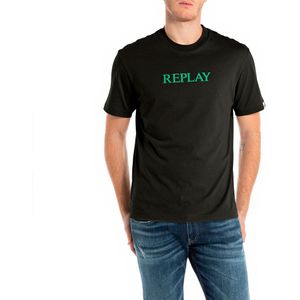 Replay - M3221 .000.2660 - T-shirt - Zwart - Heren