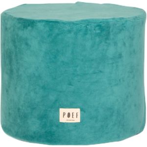 Poef - lily - Minty Green - Velours - diameter 37cm