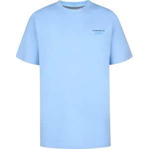 Petrol Industries - Jongens Backprint T-shirt Flamingoline - Blauw - Maat 164