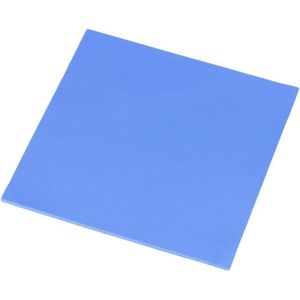 100 x 100 x 2 mm Warmtegeleidende Siliconen Pad Blauw - Zacht en Eenvoudig te Gebruiken .