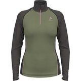 Odlo Natural Lange Mouwen Basislaag Groen S Vrouw