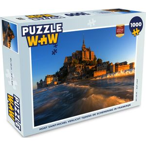 Puzzel Kasteel - Nacht - Frankrijk - Legpuzzel - Puzzel 1000 stukjes volwassenen