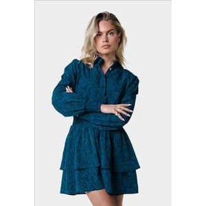 Colourful Rebel Sacha Floral Ruffle Dress - M