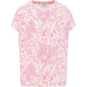 usha - Blouse - Paisley-Print - Korte Mouwen - Viskose