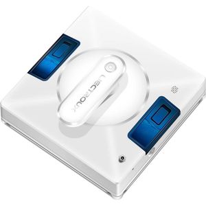 Liectroux Yw509 Robot glazenwasser - Elektrische glazenwasser - Elektrische glazenwasser met afstandsbediening - Ramenwasser - Dubbele Waterspray - Laser Sensor - Auto Glas Natte Dweil - Thuis Glazenwasser Robot - Wit