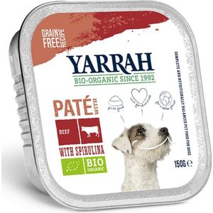 Yarrah Dog Alu - Graanvrij - Rund - Hondenvoer 12 x 150 g NL-BIO-01