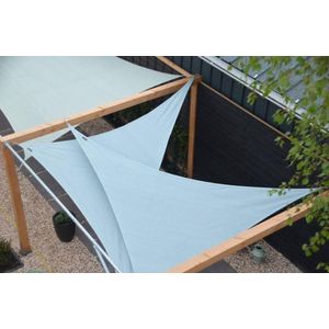 Shadow Comfort® Gelijkzijdige driehoek schaduwdoek - UV Bestendig - Zonnedoek - 500 x 500 x 500 CM - Desert Storm