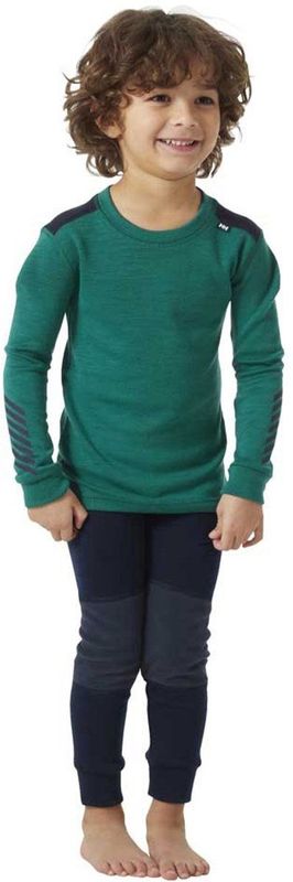 Helly Hansen Lifa Merino Set Basislaag Set Groen 8 Years Jongens,Meisjes