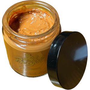 Burgol Shoe Pomade - Kleuropfrissende en verzorgende schoencrème - 100ml - (070) Lichtbruin