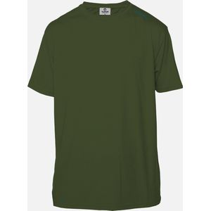SKINSHIELD - UV Shirt met korte mouwen voor heren - FACTOR 50+ Zonbescherming - UV werend - Groen