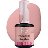 Pink Gellac - Build it Base Natural Beige - Gellak - 15 ml