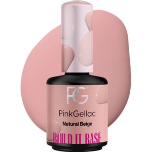 Pink Gellac - Build it Base Natural Beige - Gellak - 15 ml