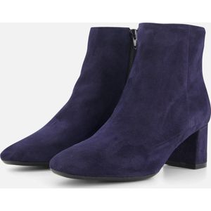 Linea Zeta Enkellaarsjes blauw Suede - Maat 37