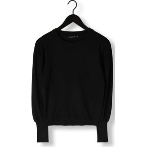 Ydence Knitted Top Vera Truien & vesten Dames - Sweater - Hoodie - Vest- Zwart - Maat XL