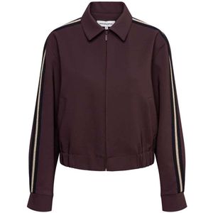 &Co Woman jack met glitter donkerpaars