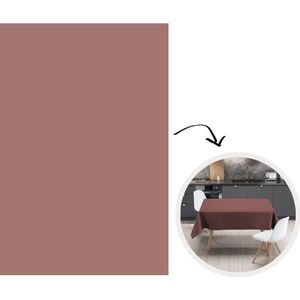Tafelkleed - Tafellaken - 180x260 cm - Terracotta - Patronen - Roze - Binnen en Buiten
