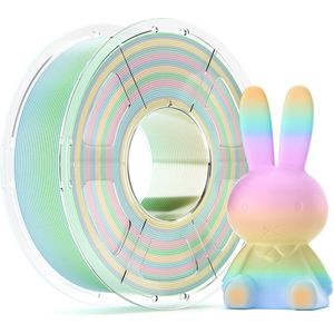 【4 stuks】Mecpow Matte Rainbow High Speed PLA Filament, 1 kg - Groene Begonia
