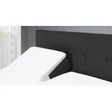 Hotel Home Collection - Split Topper Hoeslaken - Luxe kwaliteit - Perfecte pasvorm - Wasbaar tot 60 graden - Wit - 140x220 cm