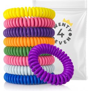 Twenty4seven® Anti Muggen Armband - 10 Stuks - Citronella Muggenbandjes & Muggenstickers voor Volwassenen & Kind - Geen Stickers, Tabletten, lampen, Stekker, Deet & Spray