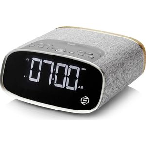 Equivera Wekkerradio Op Netstroom - Klokradio - Wekkerradio - Klokradio Met Wekker - Wekkerradio Dab - Wekker Dab Radio