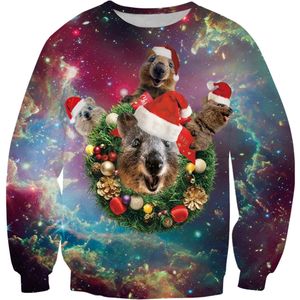Quokka Foute kersttrui - Maat: S - Kerstmis trui - Heren kersttrui - Dames kersttrui - Foute kersttruien - Kerst outfit - Kerstkleding - Lelijke kersttrui - Gekke kersttrui - Wallaby kersttrui