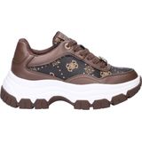 GUESS - Berrett2 - Sneakers - Bruin / Zwart