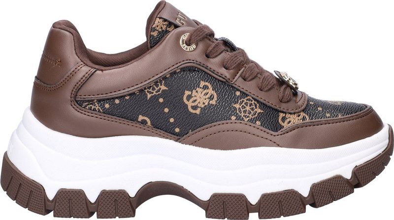 GUESS - Berrett2 - Sneakers - Bruin / Zwart