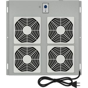 DSIT Fan-pakket met 4 ventilatoren en thermostaat geschikt voor Outdoor serverkasten - serverbehuizing - serverrack