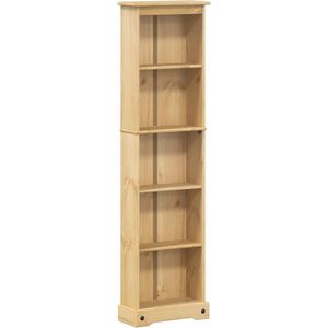 vidaXL Boekenkast Corona - Massief Grenenhout Boekenkast - Boekenkasten - Boeken Plank - Schappenkast