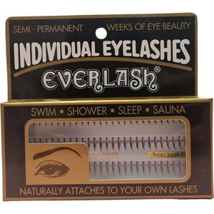 Everlash- Regular Lashes -Medium Brown- Rechte Plukjes