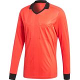 adidas Referee 18 LS Jersey  Sportshirt performance - Maat XL  - Mannen - rood/oranje/zwart