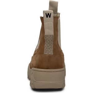 Woden Chelsea Boots suède lichtbruin