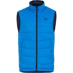 Highlander Bodywarmer Reversible Heren Nylon Blauw Maat L