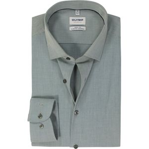 OLYMP Level Five 24/Seven Overhemd, body fit, Modern Kent, Lindegroen