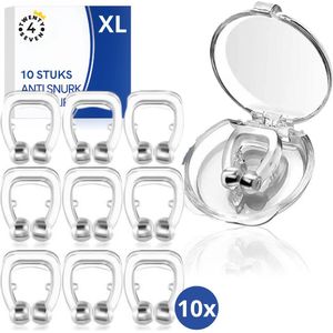 Twenty4seven® Anti Snurk Neusclips - 10 Stuks - Magnetische Neusspreider - Snurkproducten - Werkt Tegen Snurken