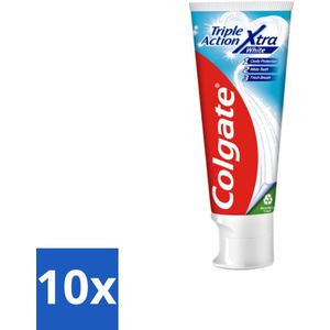 Colgate - Triple Action Whitening - Tandpasta - 75ml - Bulkverpakking - 10 stuks