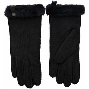 Lamsvacht Dames Handschoenen Bruin Colour:Bruin Size:S