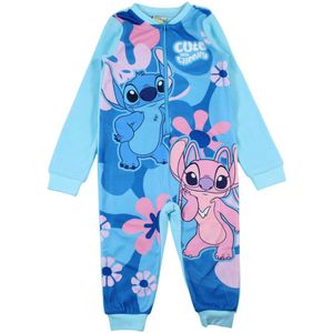 Disney Onesie Stitch Cute limited blauw Kids & Kind Meisjes Blauw - Maat: 98