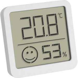 Digitale Mini Thermo-Hygrometer voor Binnentemperatuur en Vochtigheid - Behaaglijkheidsgraad Indicator voor een Gezond Binnenklimaat