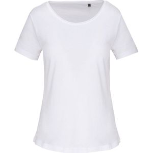 Kariban - K399 - T-shirt - Wit - Korte Mouwen - Biologisch Katoen