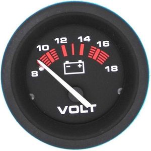 Veethree Amega Voltmeter 12 Volt Ø 60 mm