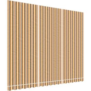 vidaXL - Vervangingsdoek - voor - luifel - gestreept - 4,5x3,5 - m - meerkleurig