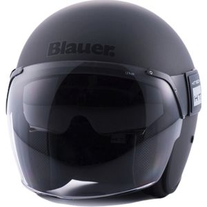 Blauer Pod Monochrome Antraciet Jethelm - Maat XS - Helm