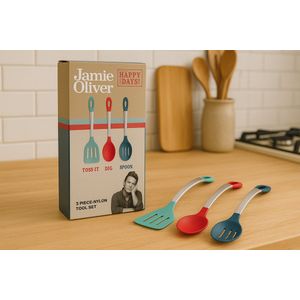 Jamie Oliver Happy Days! 3-delige nylon Spatelset