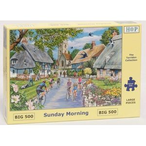 Legpuzzel - XL 500 Grote Stukken - Sunday Morning  - House Of Puzzels