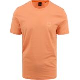 SINGLES DAY! BOSS - T-shirt Tales Oranje - Heren - Maat XXL - Regular-fit