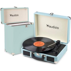 Audizio - RP116BL - Platenspeler - Blauw - Met Bluetooth en Speakers
