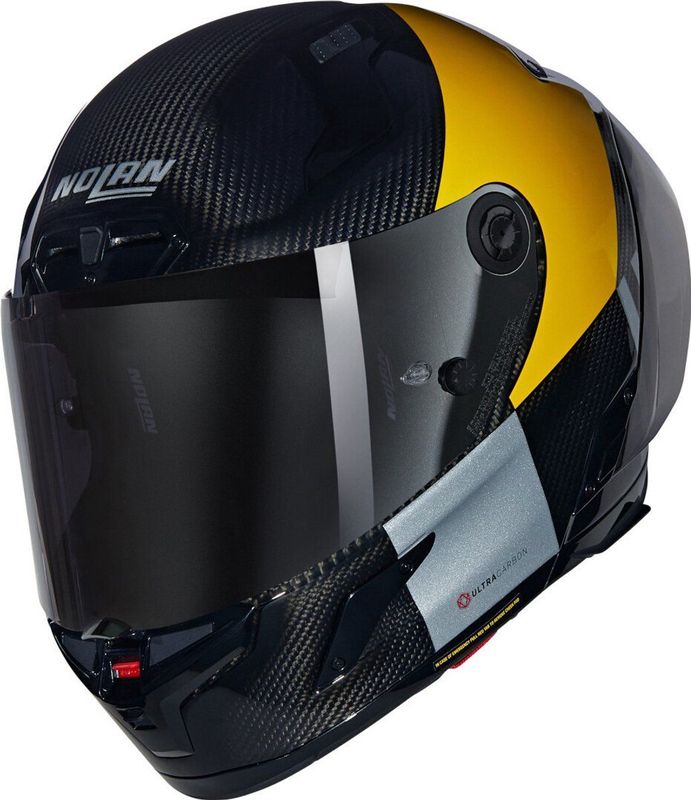 Nolan - X-804 RS Ultra Carbon - Integraalhelm - Geel Grijs Zwart - Carbon